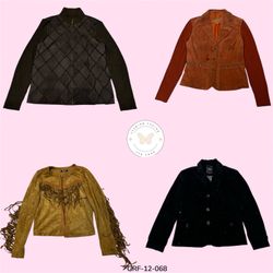 Klassische Wildlederjacke – Raffinierte moderne Pa..