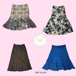 Elegant Cotton Wrap Skirt – Modern Minimalist Styl..