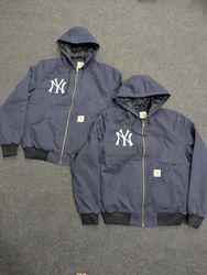 Carhartt Active Wear Navy Blue NY Embroidered Rewo..