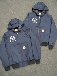 Carhartt Active Wear Dark Blue NY Embroidered Rewo..