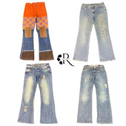 Y2K Paris Hilton Girl Flare Jeans RW-1320