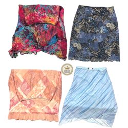 Y2K Ruffles Mesh Skirts At 162