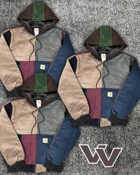 Carhartt reworked style corduroy patchwork active ..