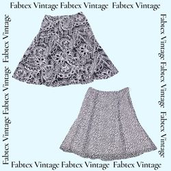 (Fav-730) Y2K Black & White Aesthetic Printed Summ..