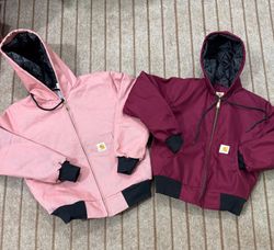 Jaquetas Carhartt Active Pink & Burgundy Rework St..