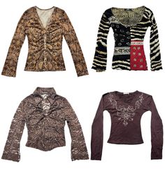 Earty tone Y2K tops: RE-012