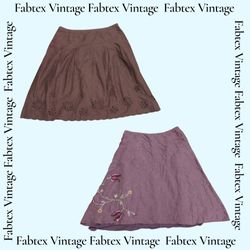 (FV-725) Y2K Earth Tone Brown Summer Skirts