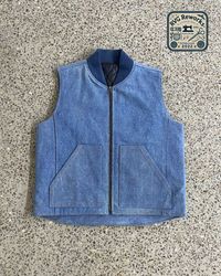 Upcycled Denim Utility Vest