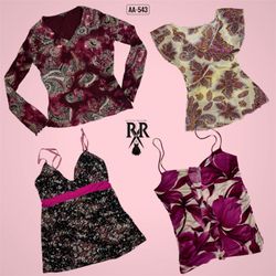 Y2K Baby in Pink Mix Tops (AA-543)