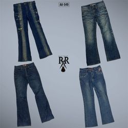 Y2K IT Girl Unique Denim Jeans (AA-549)