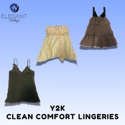 Y2K Clean Comfort Lingeries - EV1503