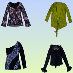 Tops à manches longues Y2K Hilton vibe (TS-1752)