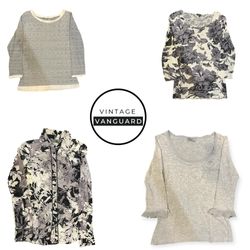 Soft Girl Neutral Vintage Tops – Long Sleeve Bundl..