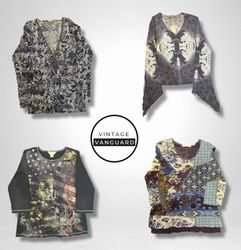 Vintage Indie Statement Top Set – Dark & Earthy To..