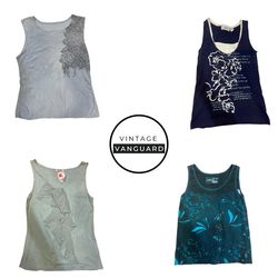 Vintage Sleeveless Y2K Top Set – Fairy Grunge Aest..
