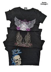 💥 RV1031 Frauen Harley Davidson T-Shirts