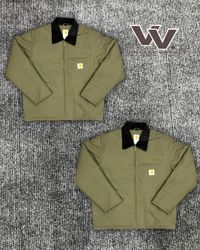 Veste Detroit Carhartt Reworked Style Couleur Oliv..