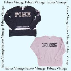 (FV-722) Pink Sweatshirt Hoodie & Crew Neck