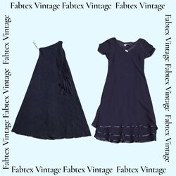 (FV-691) Y2K Black Aesthetic Dress