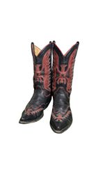 MV302# Stivali da cowboy vintage colorati