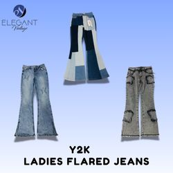 Jean évasé pour femme Y2K - EV1515