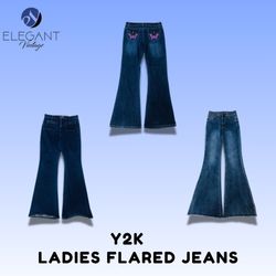 Y2K Ladies Flared Jeans - EV1516