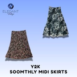 Y2K Smoothly Midi Skirts - EV1524