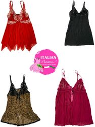 y2k hot selling red/Black lingerie