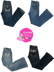 jeans à embellissements tendance y2k