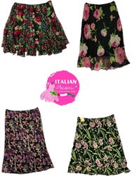 y2k floral vibe unique poly skirts