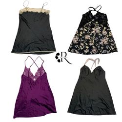 Y2K Cute Girl Silk Slip Tops RW-1326