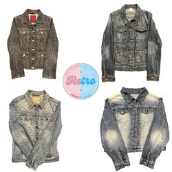 Women’s Denim Jacket Lot – Embroidered, Cropped & ..