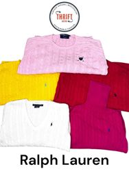 T2293 Ralph Lauren Maglioni a Treccia