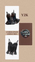 Y2K Cyber Cinch Girdle Bra