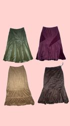 Y2K Corduroy Maxi skirts (M-183)