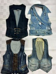 R305 Premium Y2K Ladies Denim Vest