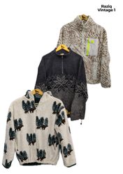 💥 RV1123 Vestes en polaire imprimées