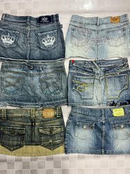 R308 Damen Premium Y2k Miniröcke