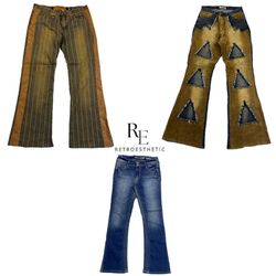 Y2K Paris Hilton Denim Flare Jeans RE-2618