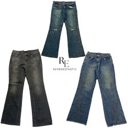 Y2K Britney Era Girl Denim Jeans RE-2620
