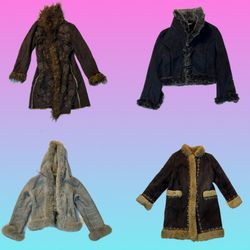Y2K Afghan Coat (TS-1778)