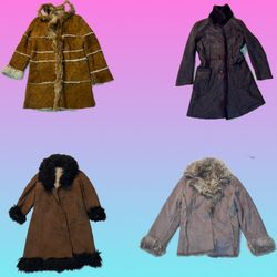 Y2K Unique Afghan Coat (TS-1784)