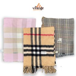 Écharpes VPX626 Burberry 100 % cachemire authentiq..