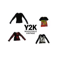 Y2K European Mesh Long sleeve Tops (YWV11)
