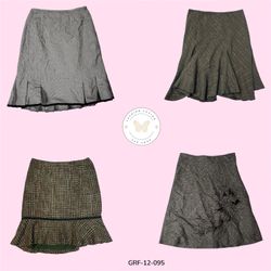 Jupe en mélange de laine premium – Vêtement classi..