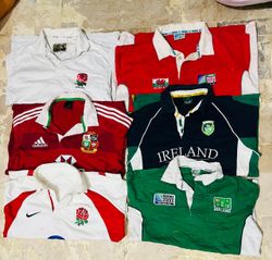 lot de 120 maillots de rugby vintage club