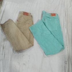 Levis 501 Color Jeans