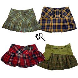 Y2K NYC IT Girl Wool Skirts RW-1341