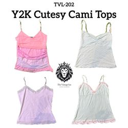 Y2K Cutesy Cami Tops (TVL-202)
