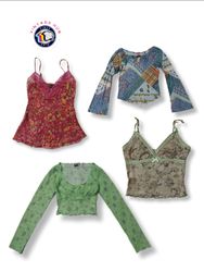 Y2K Mesh Tops